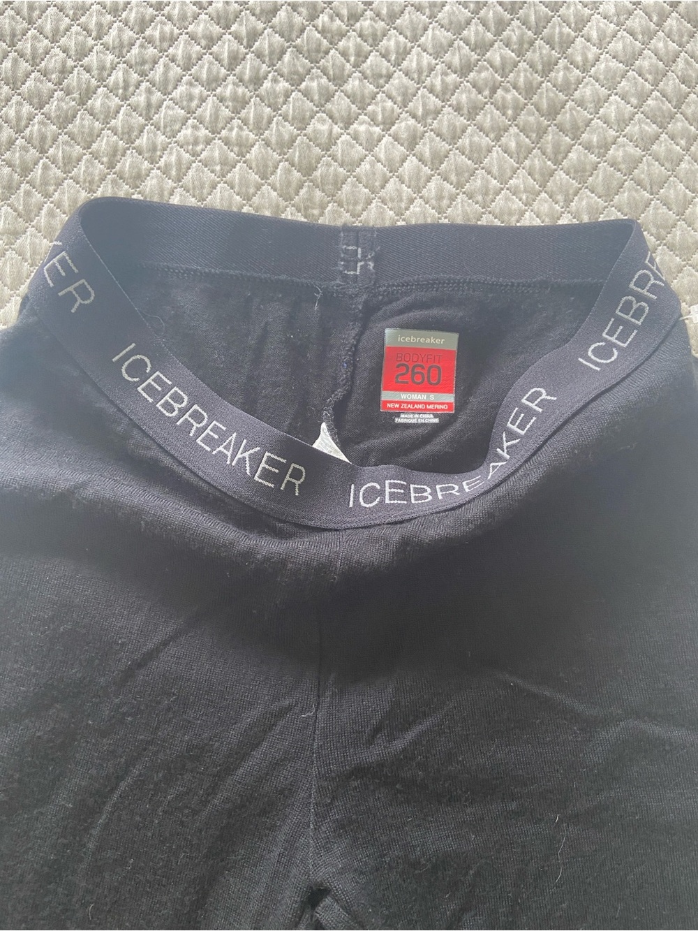 Icebreaker Black Base Layer Briefs - 260 Weight
